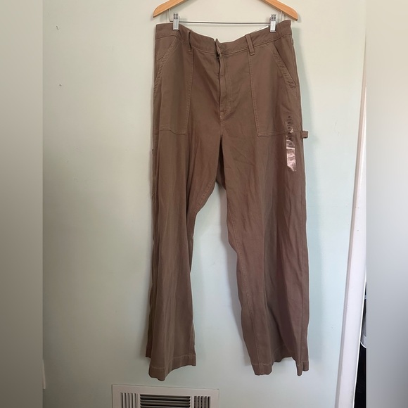 NWT American Eagle dreamy woven Baggy utility pants - Picture 3 of 7